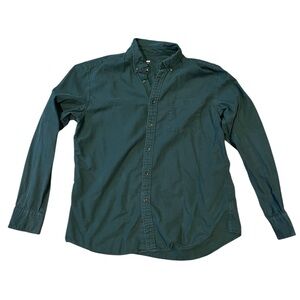 Uniqlo XL Green Button Down